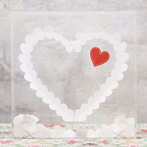 From The Heart Transparent Acrylic Shadow Box