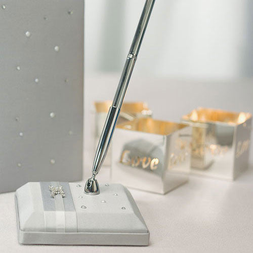 Platinum By Design Satin Wrapped Pen Set