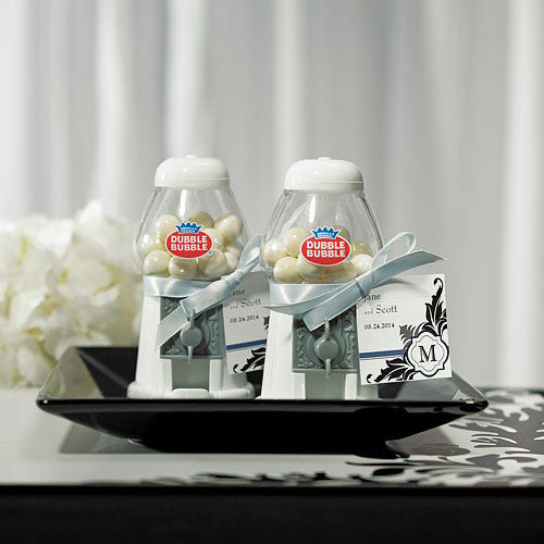 Mini Classic White Gumball Dispenser